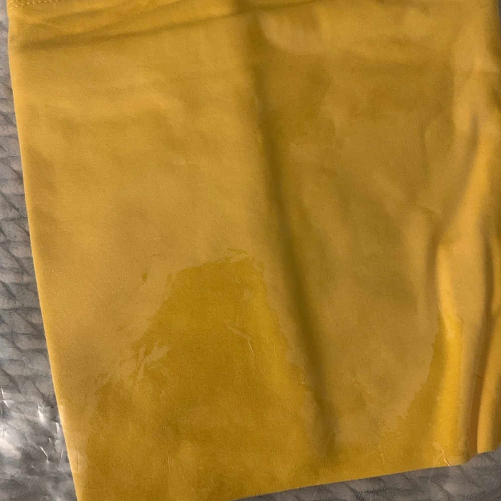 Yellow Crop Top in Small